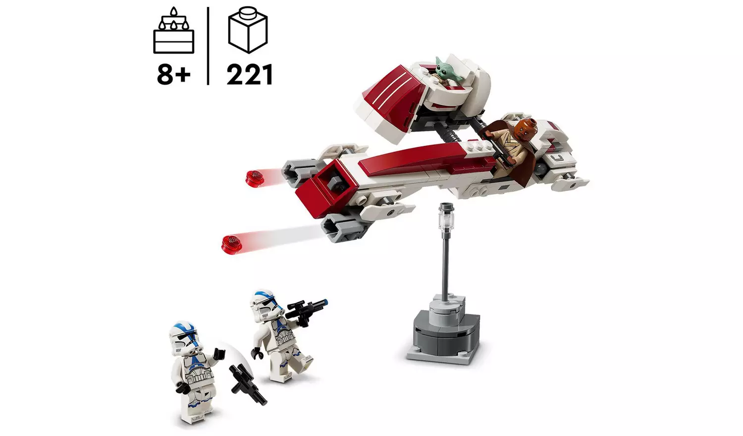 LEGO Star Wars: BARC Speeder Escape Building Toy Set 75378