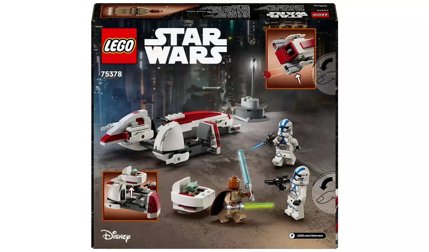 LEGO Star Wars: BARC Speeder Escape Building Toy Set 75378