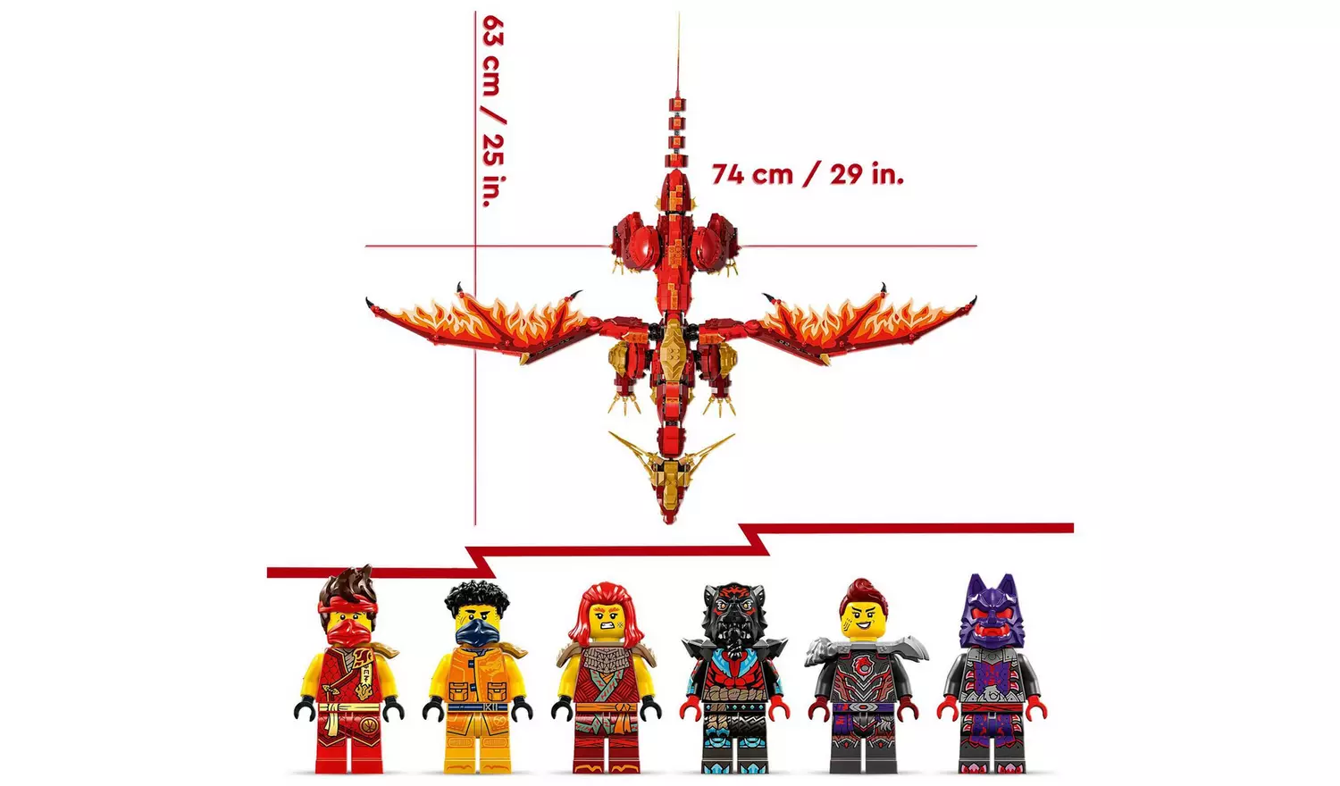 LEGO NINJAGO Source Dragon of Motion Figure, Ninja Toy 71822