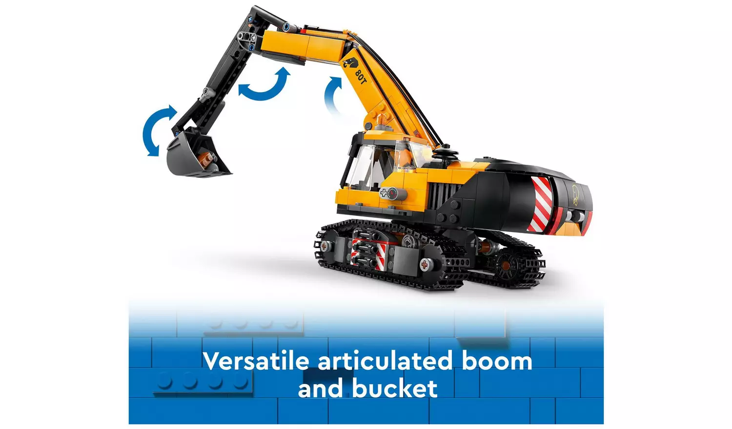 LEGO City Yellow Construction Excavator Digger Toy Set 60420