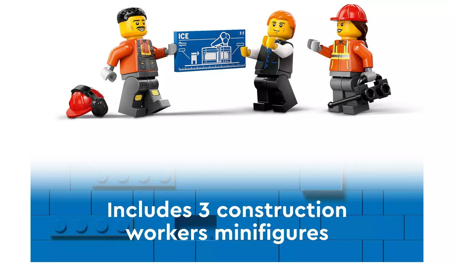 LEGO City Yellow Construction Excavator Digger Toy Set 60420