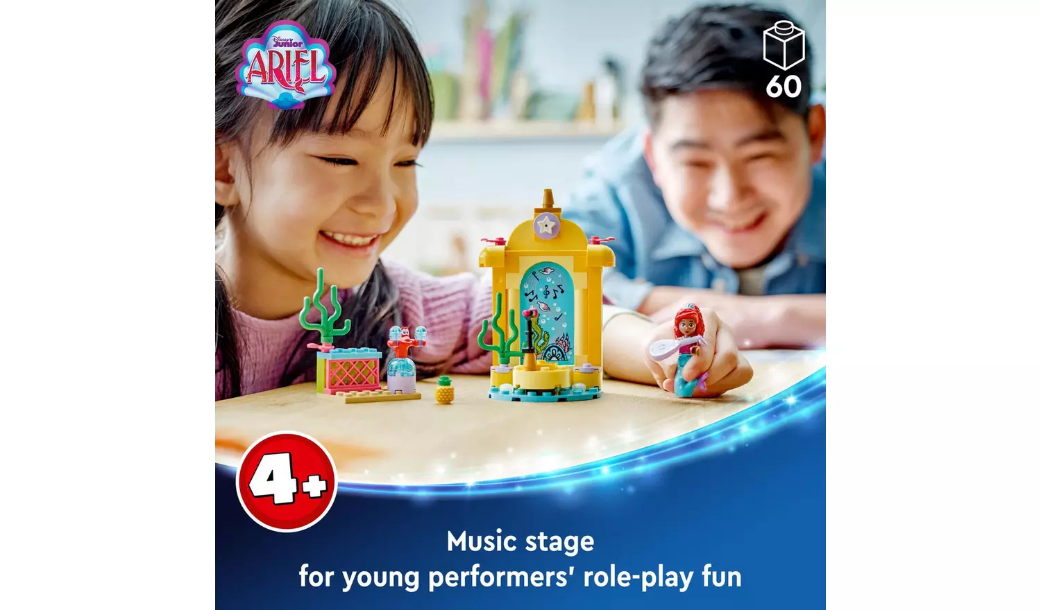 LEGO Disney Princess Ariel's Music Stage 4+ Set 43235