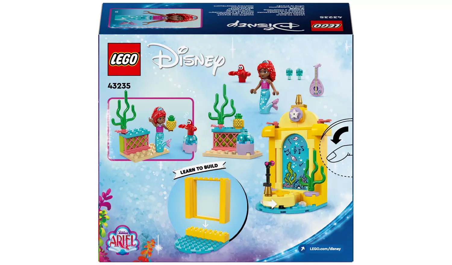LEGO Disney Princess Ariel's Music Stage 4+ Set 43235