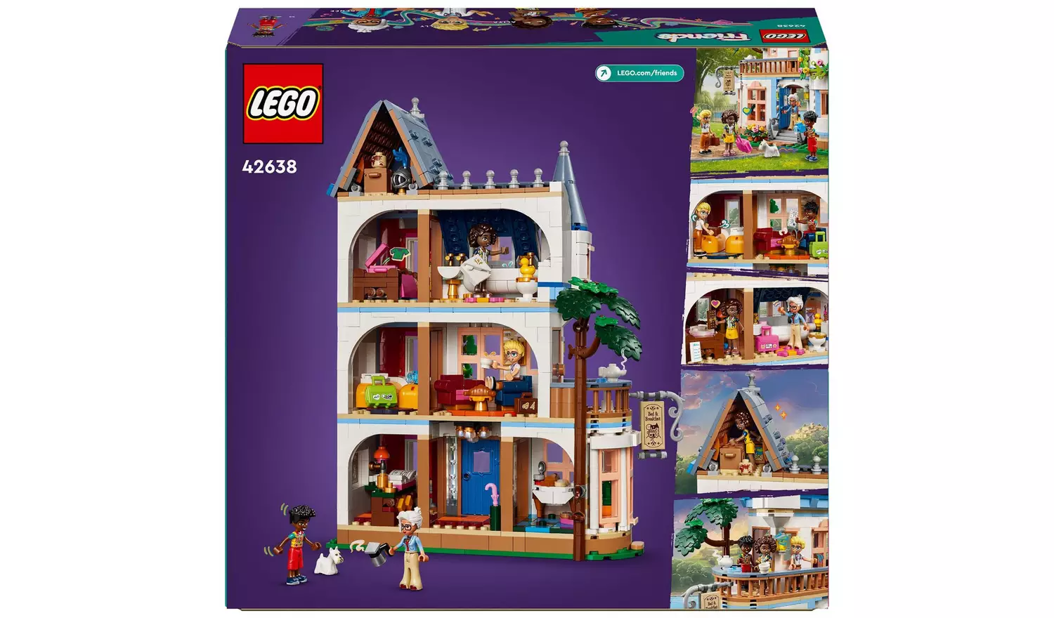 LEGO Friends Castle Bed and Breakfast Mini-Dolls Set 42638