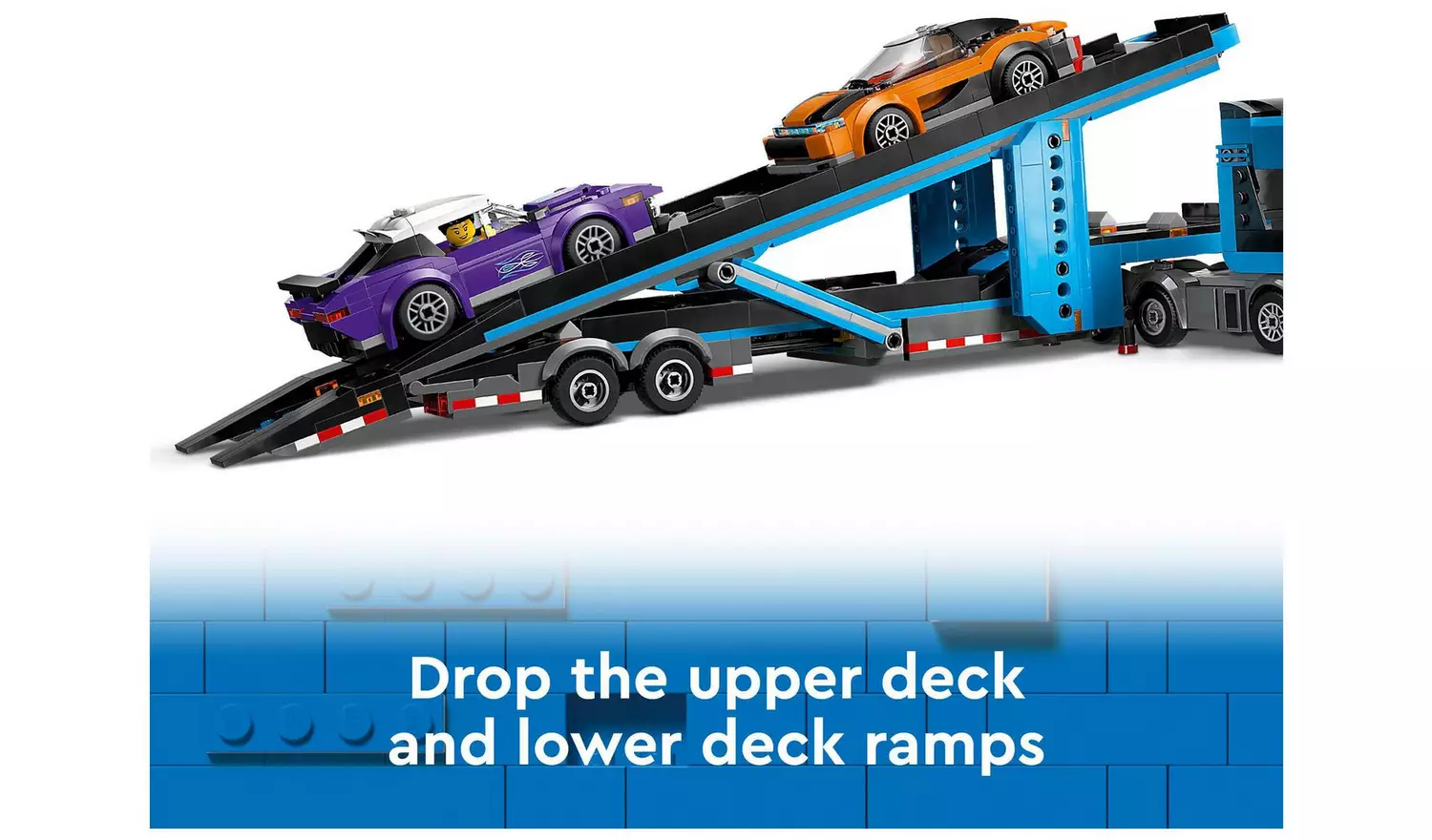 LEGO City Car Transporter Truck with Sports Cars Toy 60408