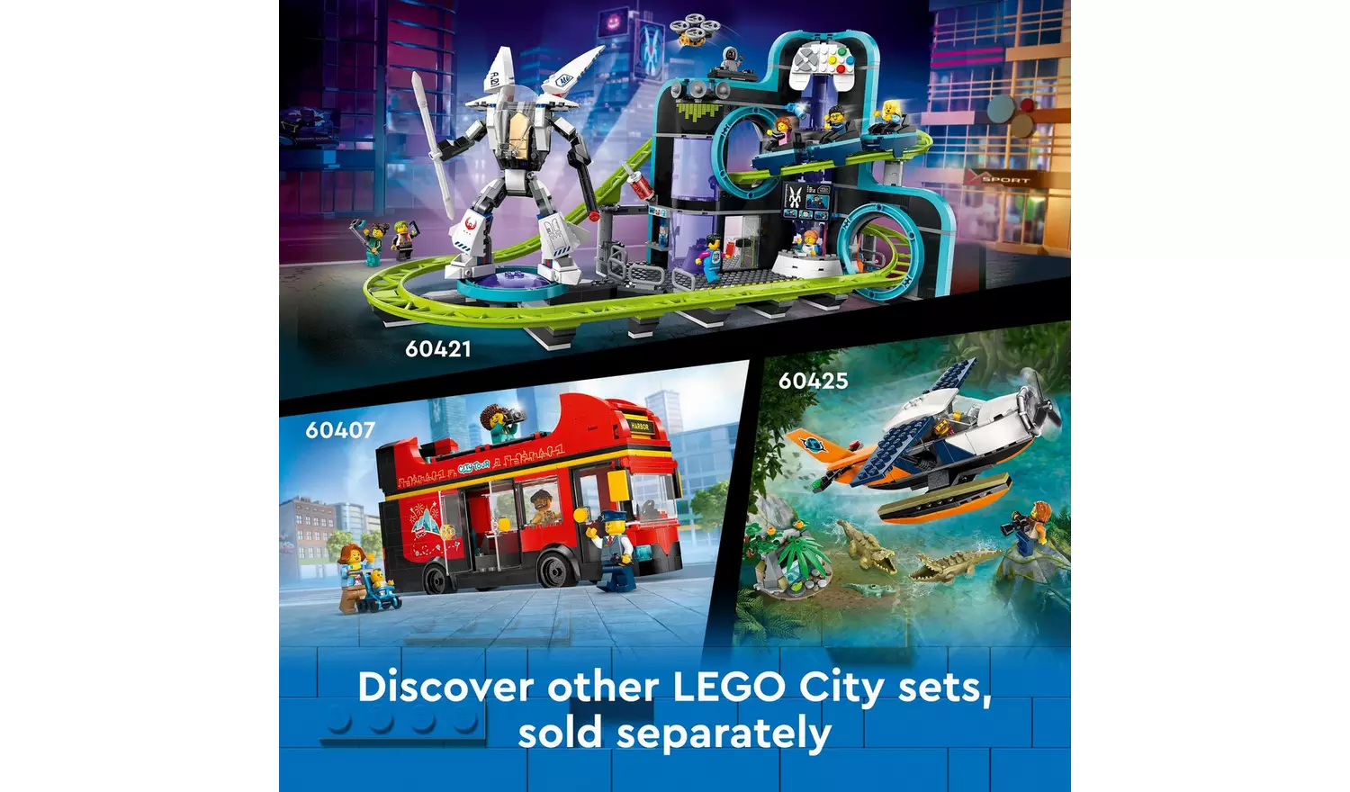 LEGO City Car Transporter Truck with Sports Cars Toy 60408