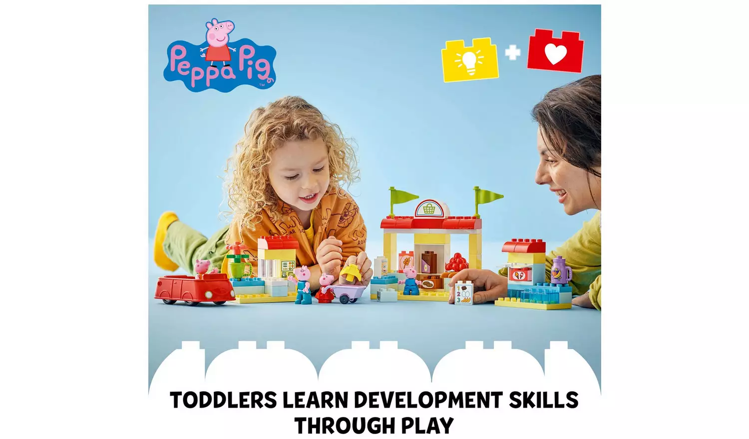 LEGO DUPLO Peppa Pig Supermarket Toy with Figures 10434