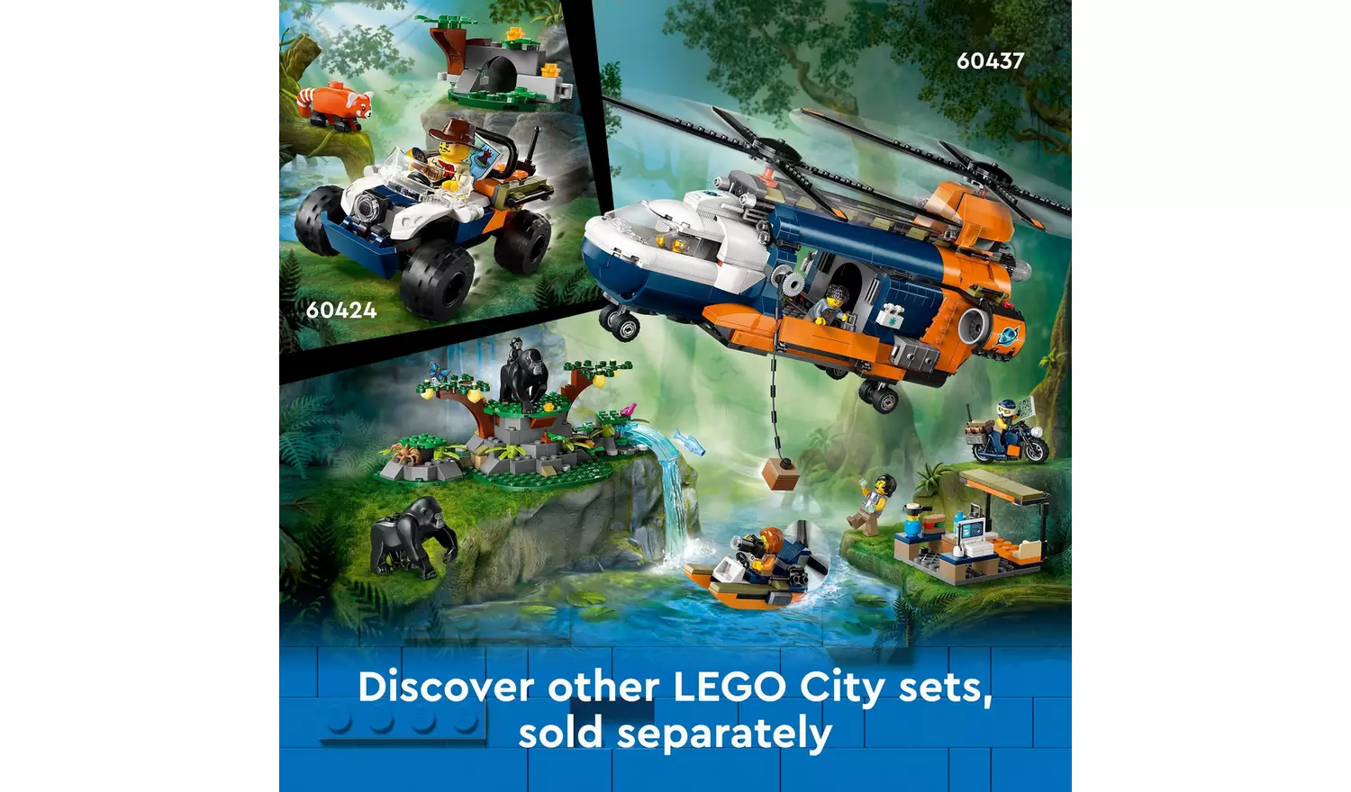 LEGO City Jungle Explorer Off-Road Truck & Toy Tiger 60426
