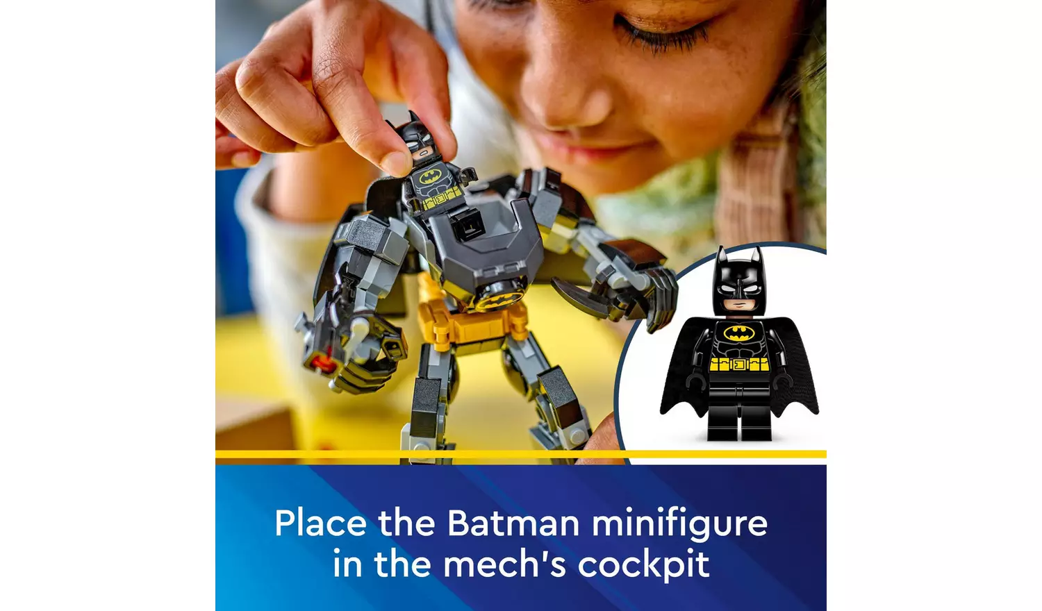 LEGO DC Batman Mech Armour Super-Hero Building Toy Set 76270