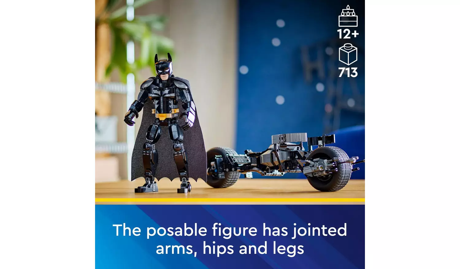 LEGO DC Batman Construction Figure & the Bat-Pod Bike 76273