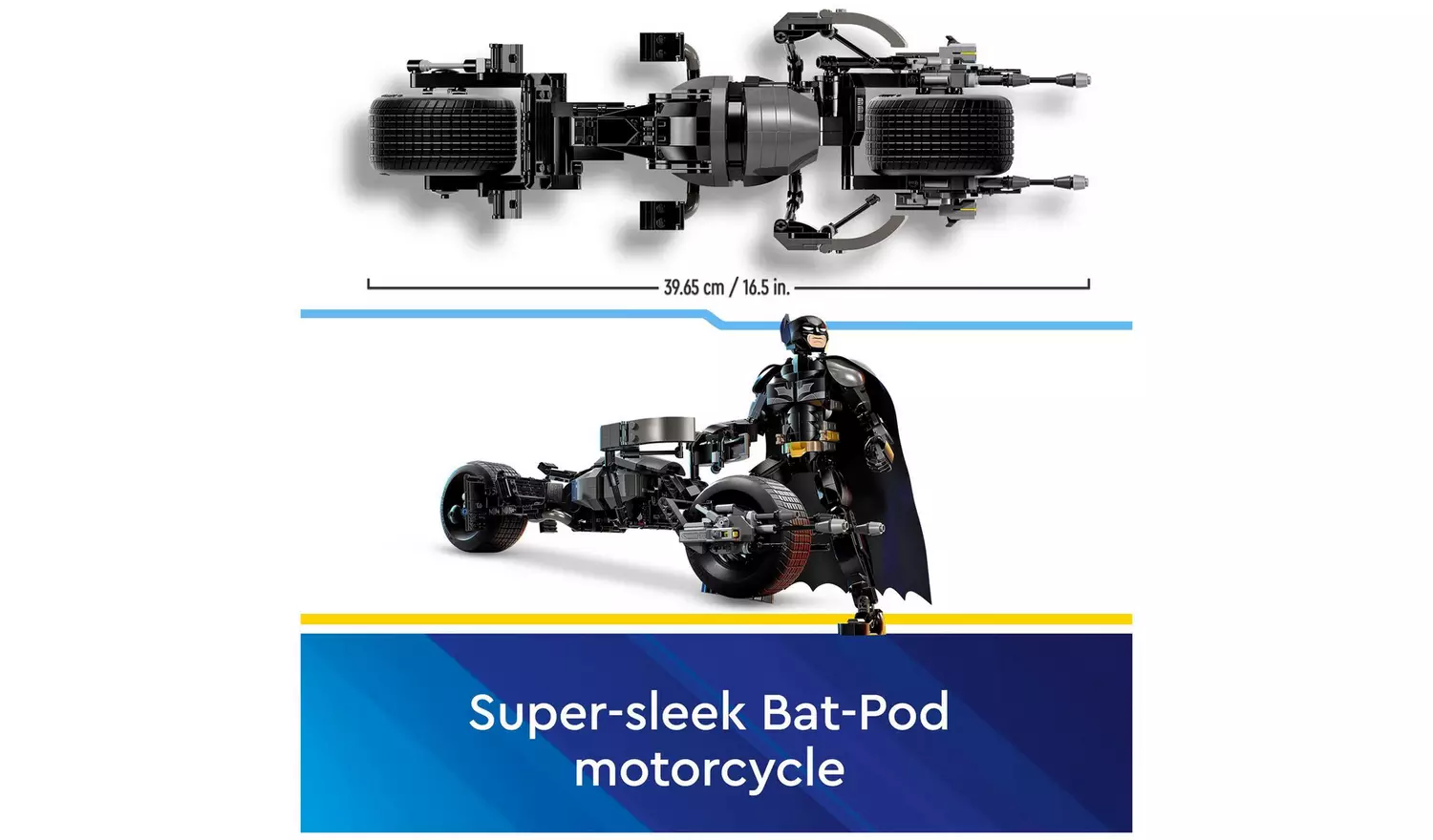 LEGO DC Batman Construction Figure & the Bat-Pod Bike 76273