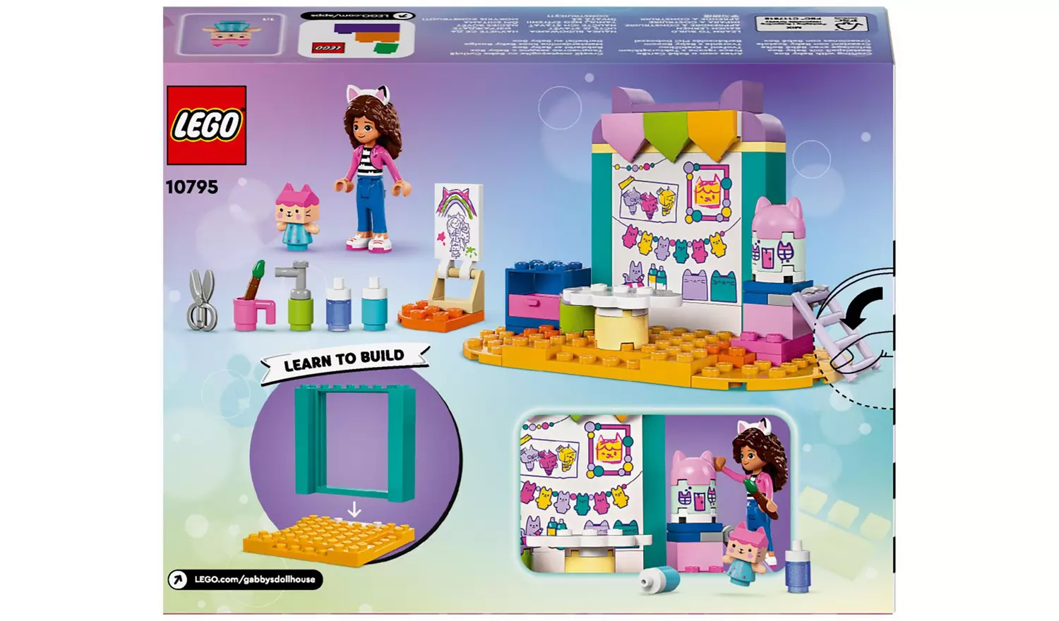 LEGO Gabby's Dollhouse Crafting with Baby Box Toy Set 10795