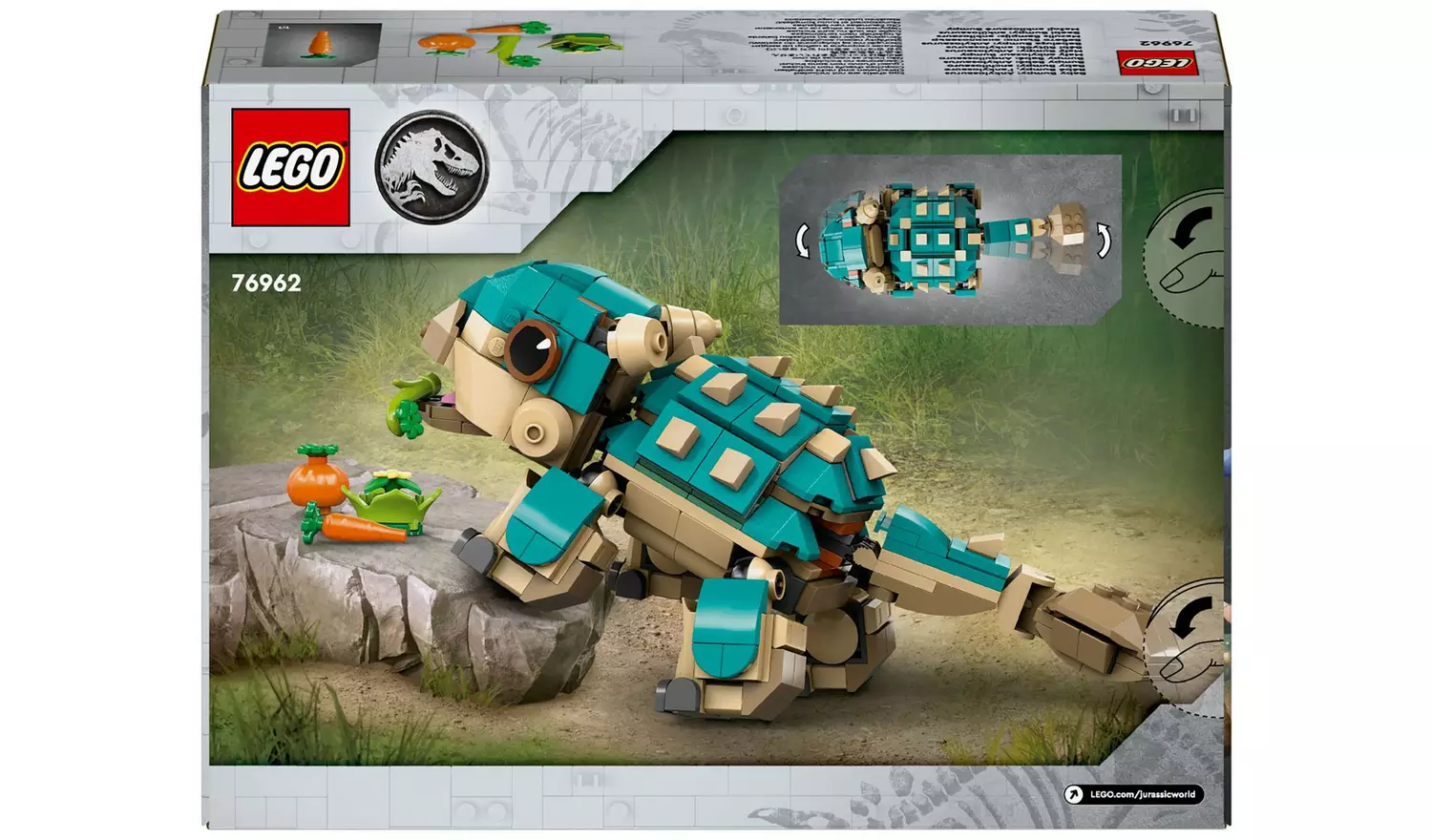 LEGO Jurassic World Baby Bumpy: Ankylosaurus Toy Set 76962
