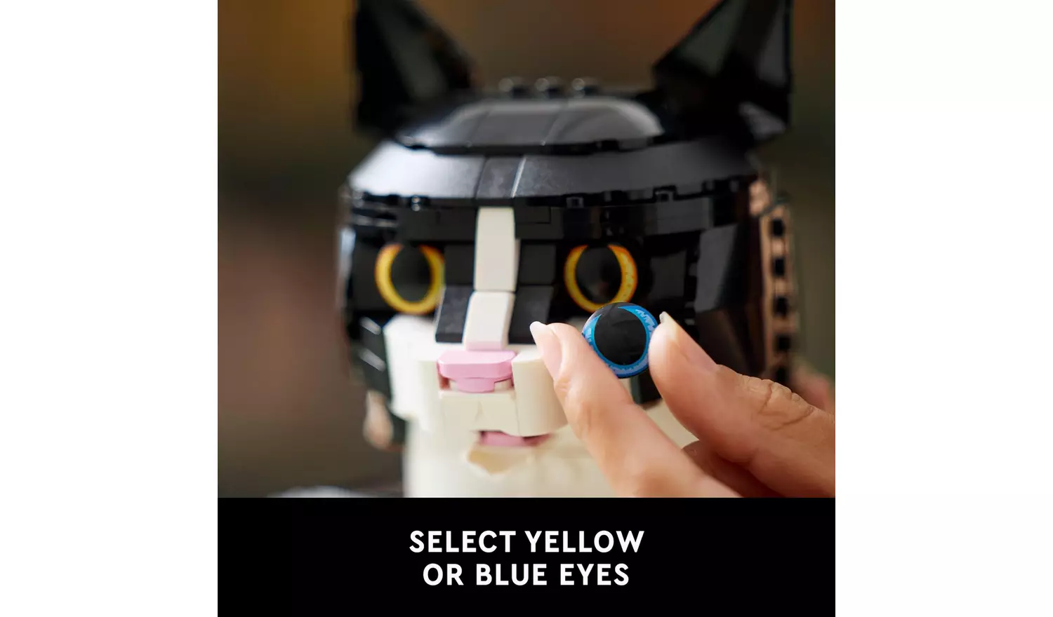 LEGO Ideas Tuxedo Cat Model Kit for Adults to Build 21349