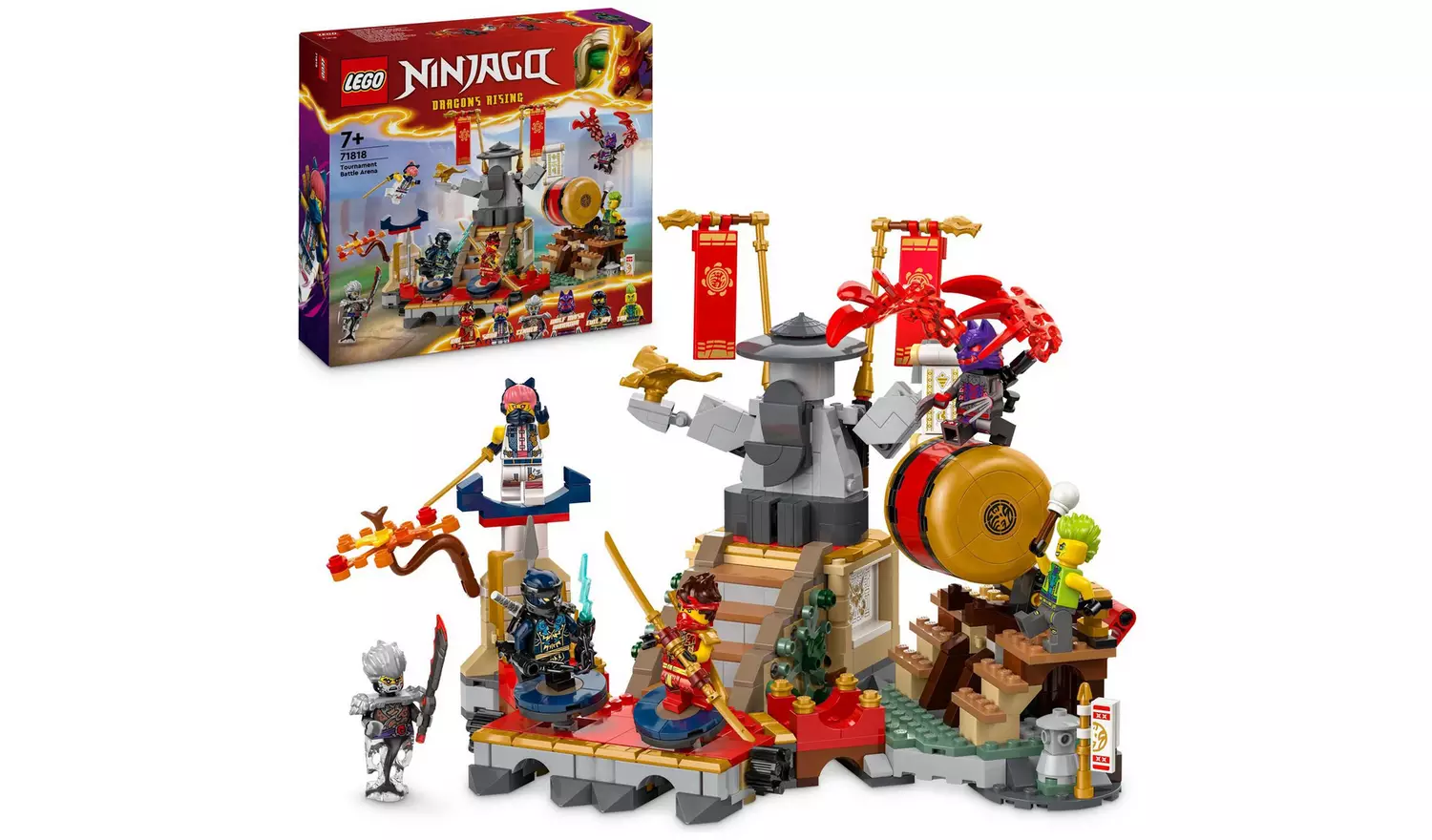 LEGO NINJAGO Tournament Battle Arena Ninja Toy Set 71818