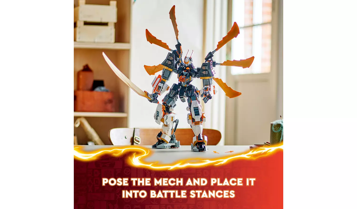 LEGO NINJAGO Cole's Titan Dragon Mech Adventure Toy 71821