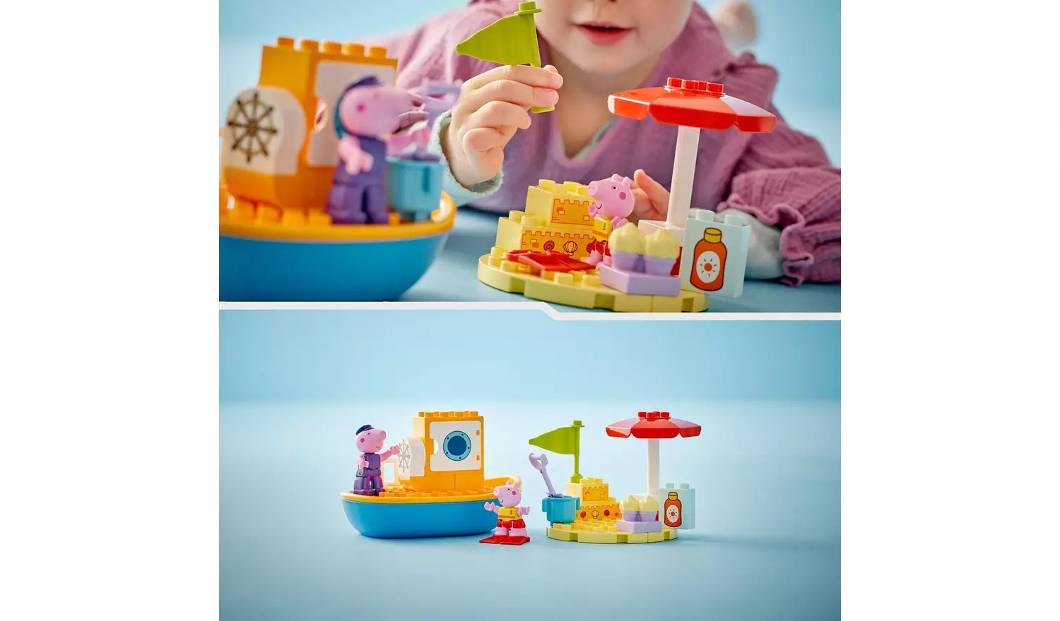 LEGO DUPLO Peppa Pig Boat Trip Toy for Toddlers 10432