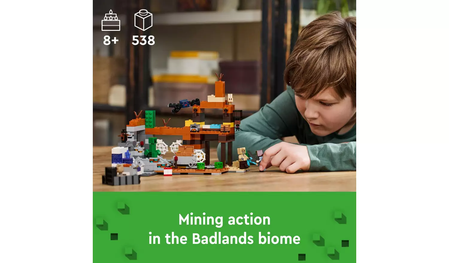 LEGO Minecraft The Badlands Mineshaft Video-Game Toy 21263