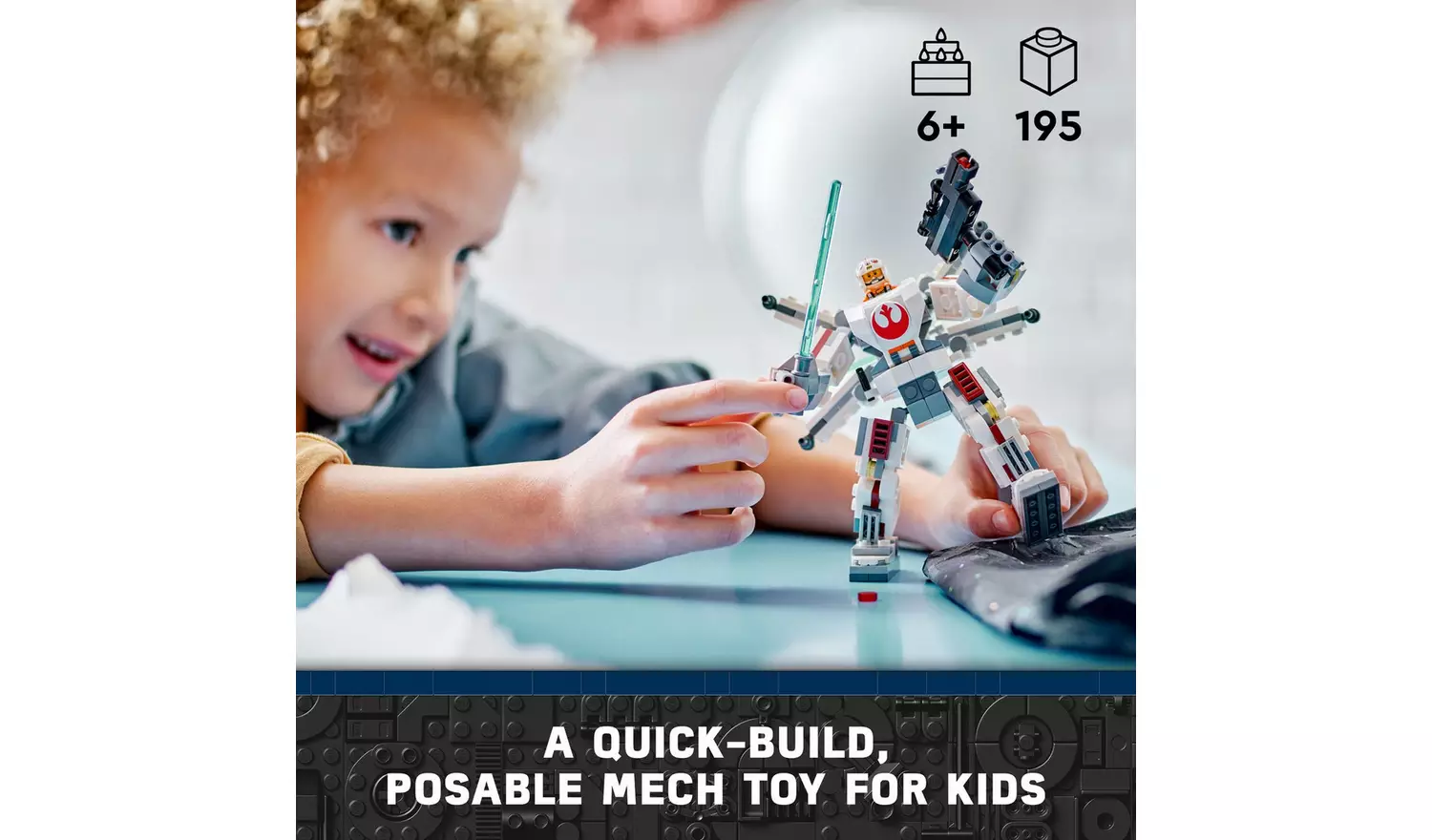 LEGO Star Wars Luke Skywalker X-Wing Mech Building Toy 75390