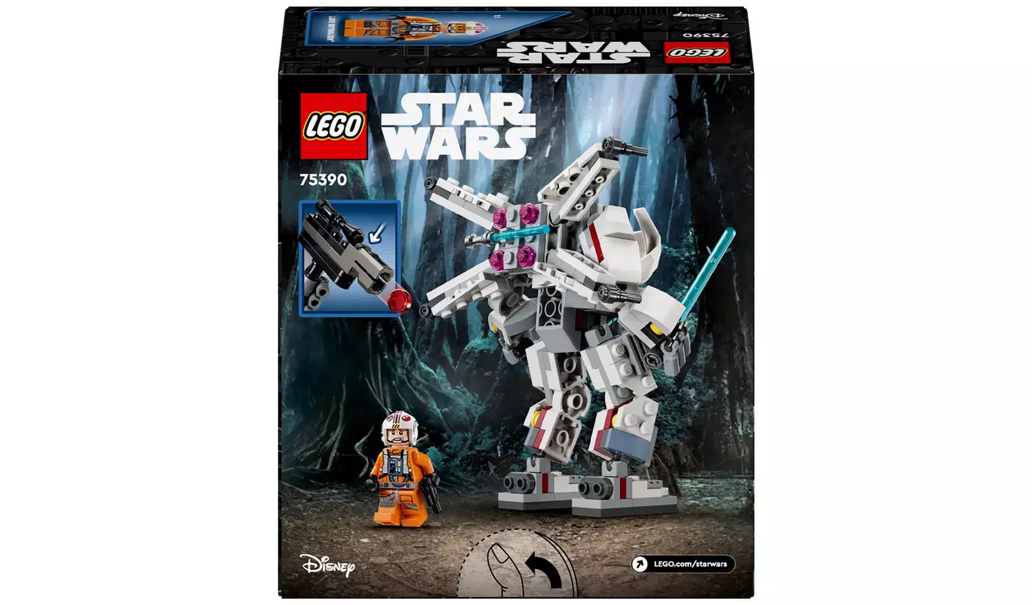 LEGO Star Wars Luke Skywalker X-Wing Mech Building Toy 75390