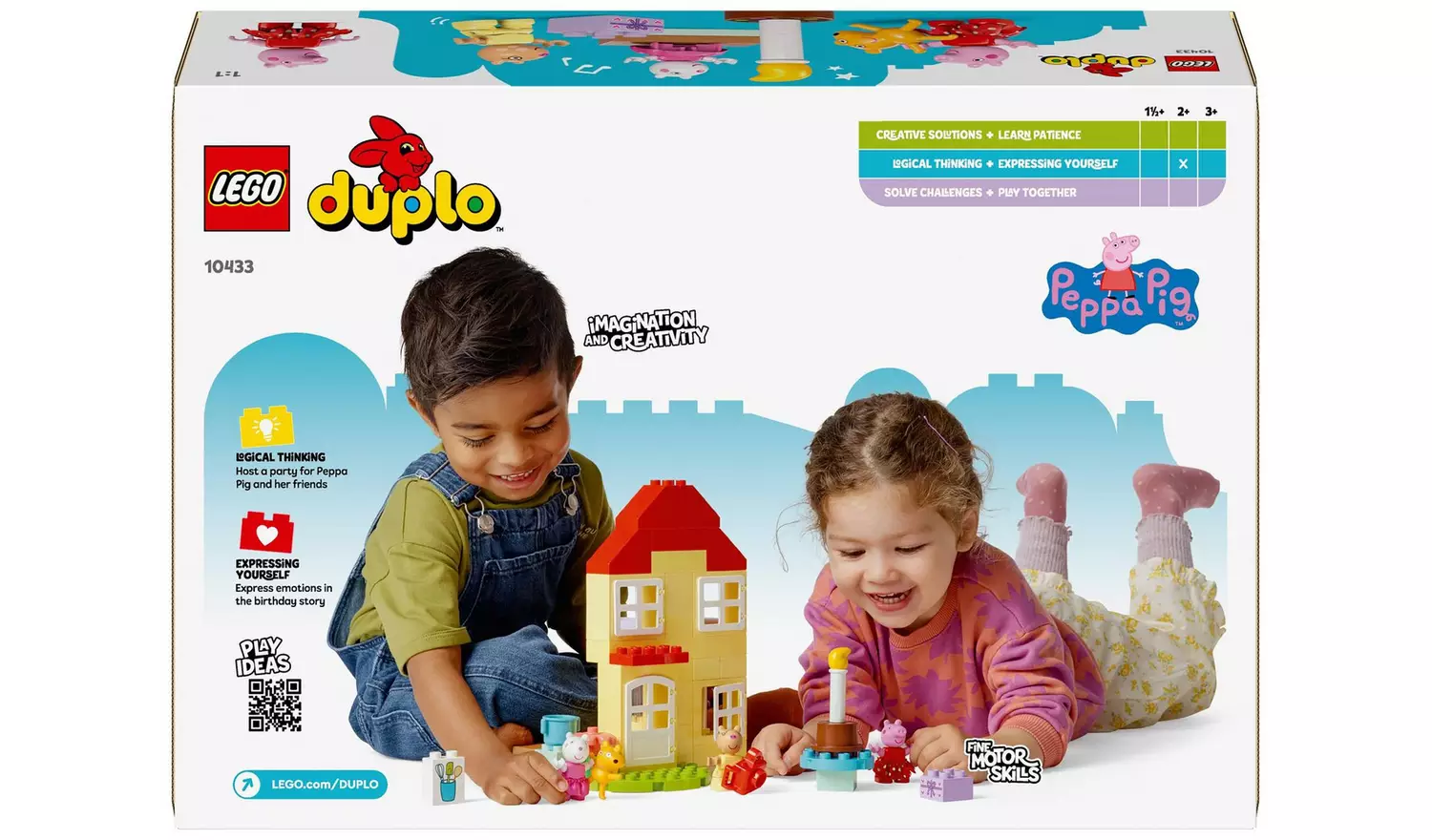 LEGO DUPLO Peppa Pig Birthday House Toy for Toddlers 10433