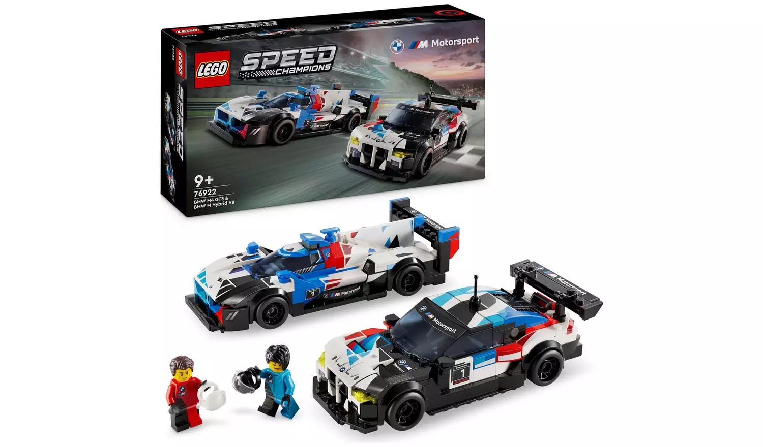 LEGO Speed Champions BMW M4 GT3 & BMW M Hybrid V8 Cars 76922