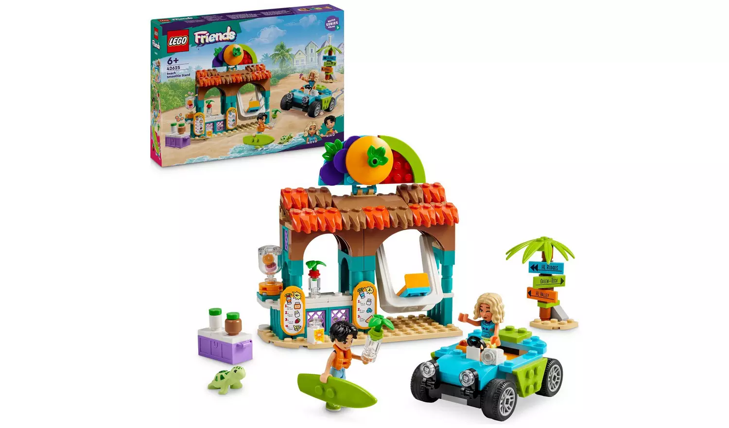LEGO Friends Beach Smoothie Stand Play Food Toy Set 42625