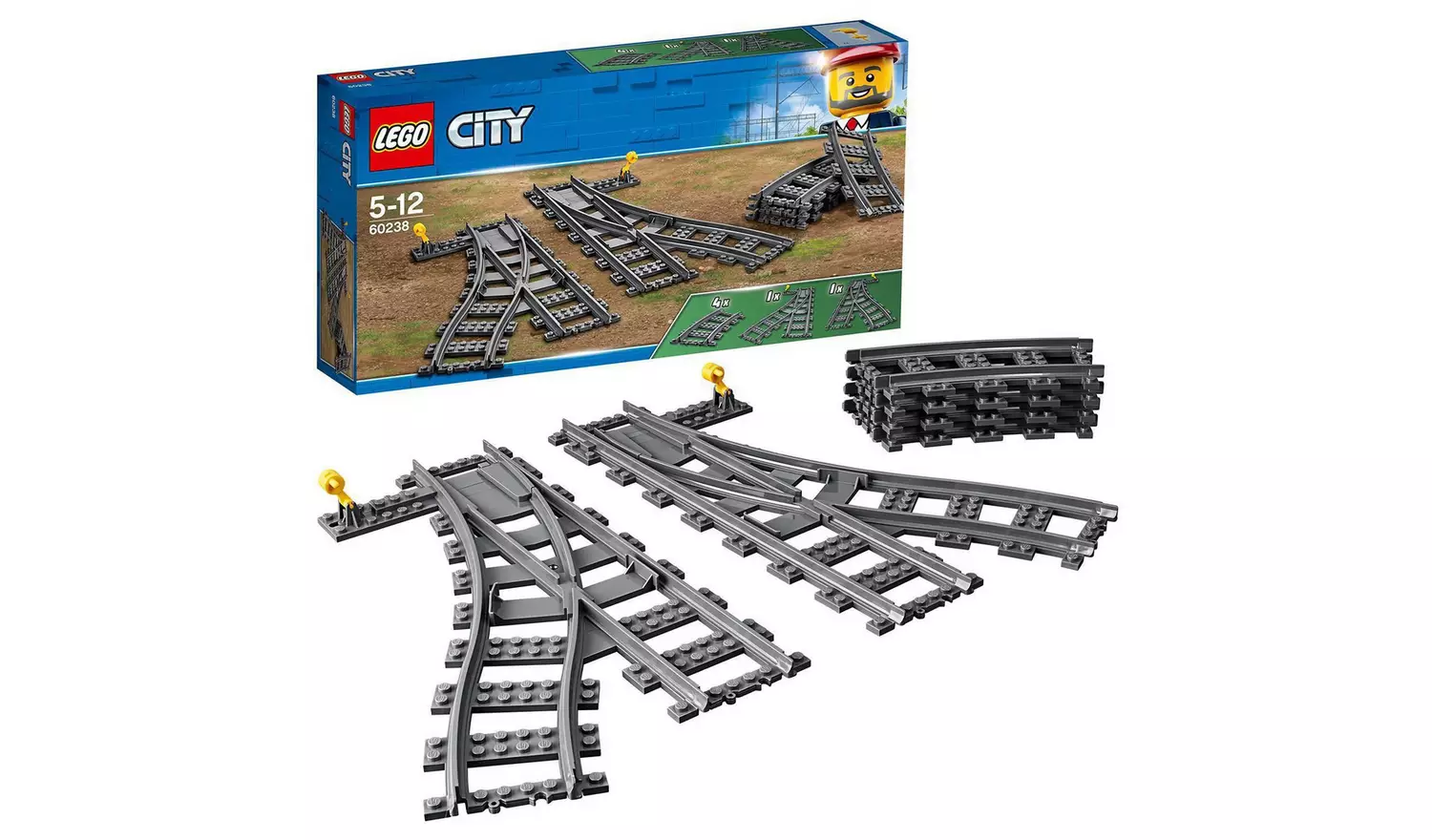 LEGO City Switch Tracks Set60238