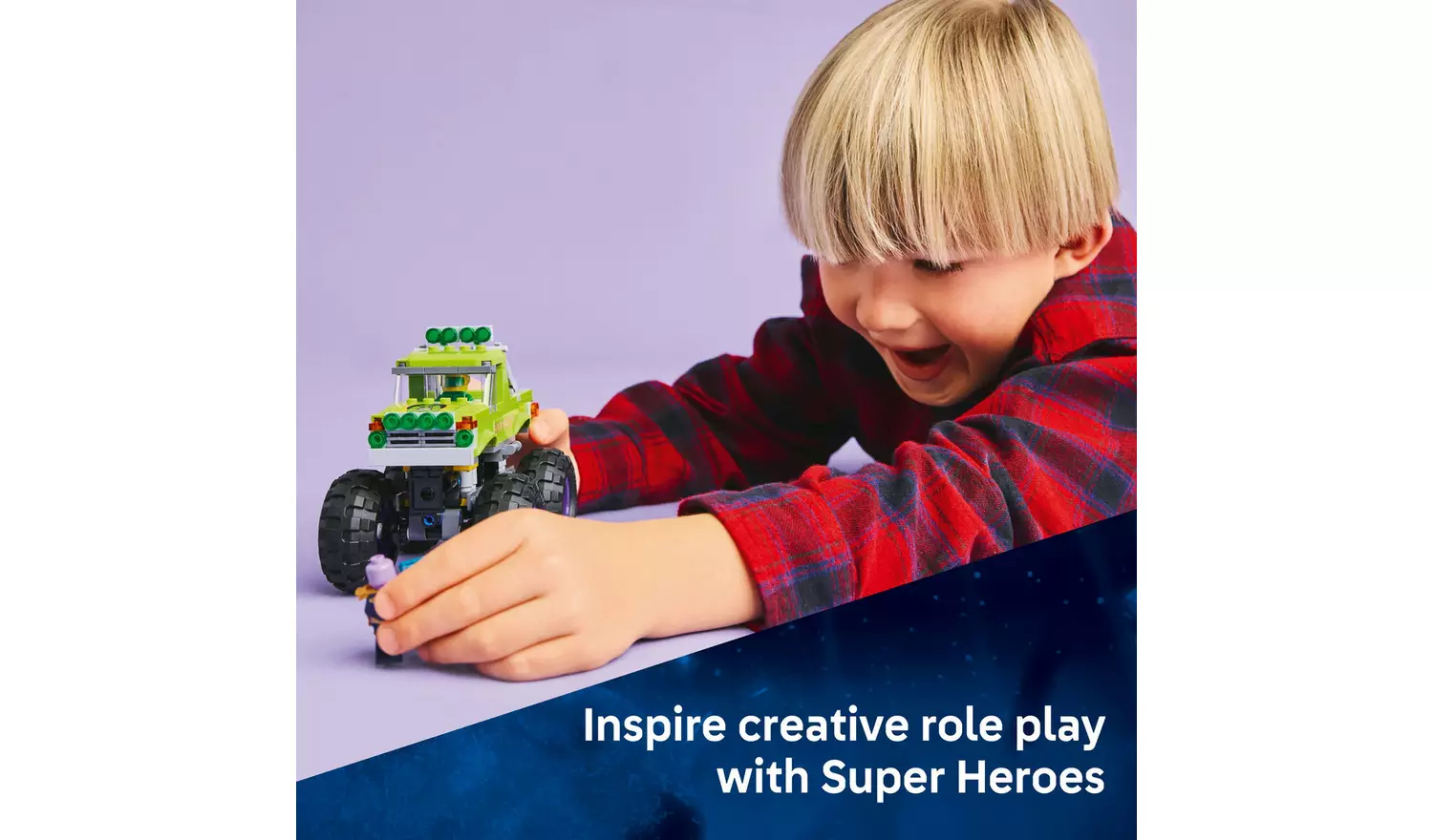 LEGO Marvel The Hulk Truck vs. Thanos Building Toy Set 76312