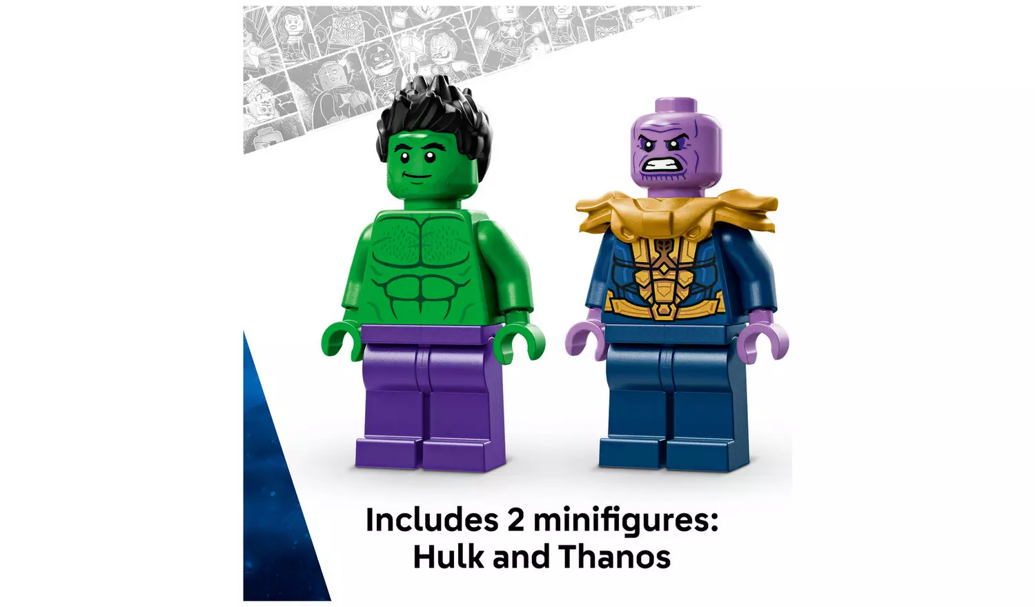 LEGO Marvel The Hulk Truck vs. Thanos Building Toy Set 76312