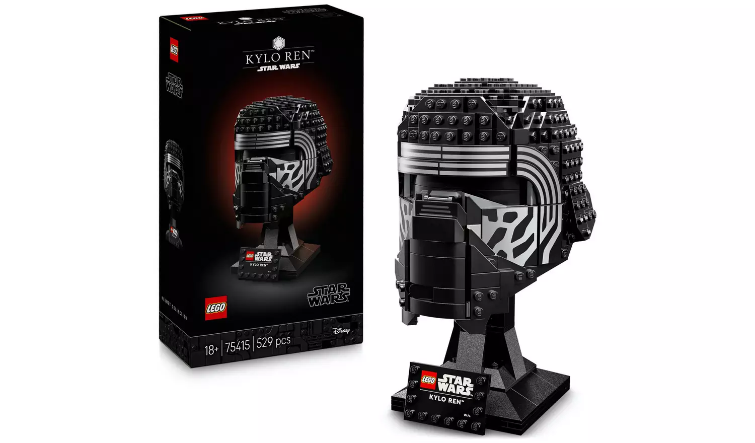 LEGO Star Wars Kylo Ren Helmet Building Set for Adults 75415