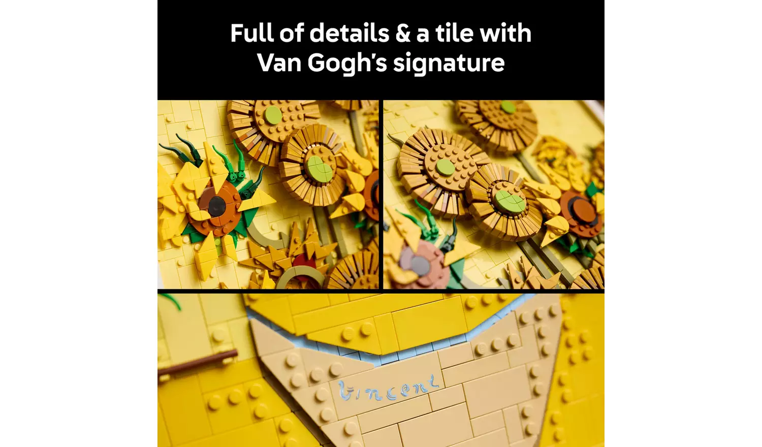 LEGO ART Vincent van Gogh – Sunflowers Building Set 31215