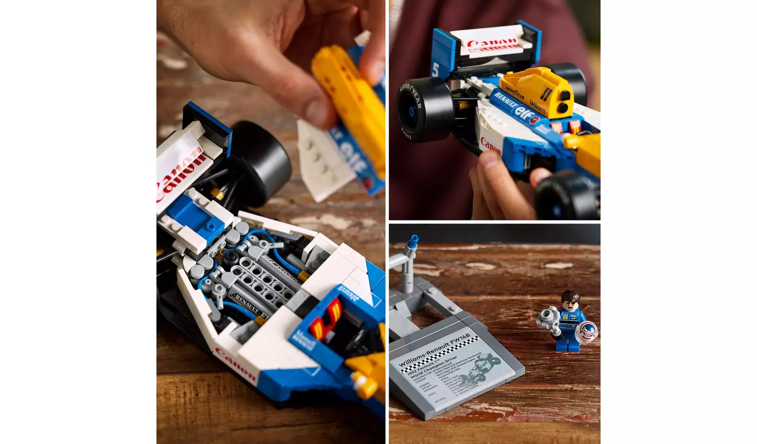 LEGO Icons Williams Racing FW14B & Nigel Mansell Set 10353