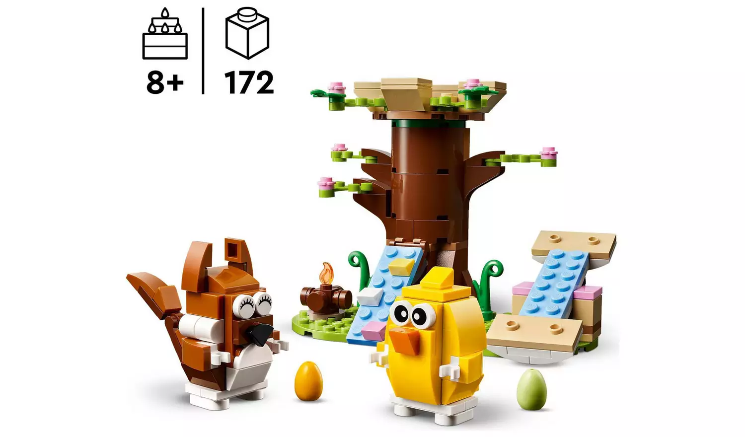 LEGO Spring Animal Playground Set with Toy Tree-House 40709