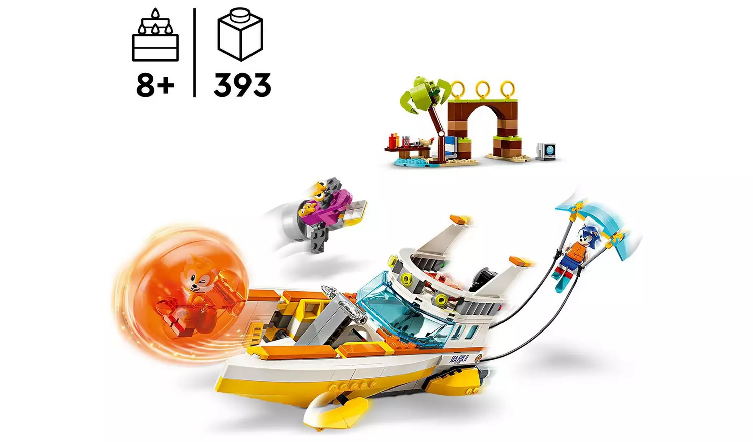 LEGO Sonic the Hedgehog Tails' Adventure Boat Toy 76997