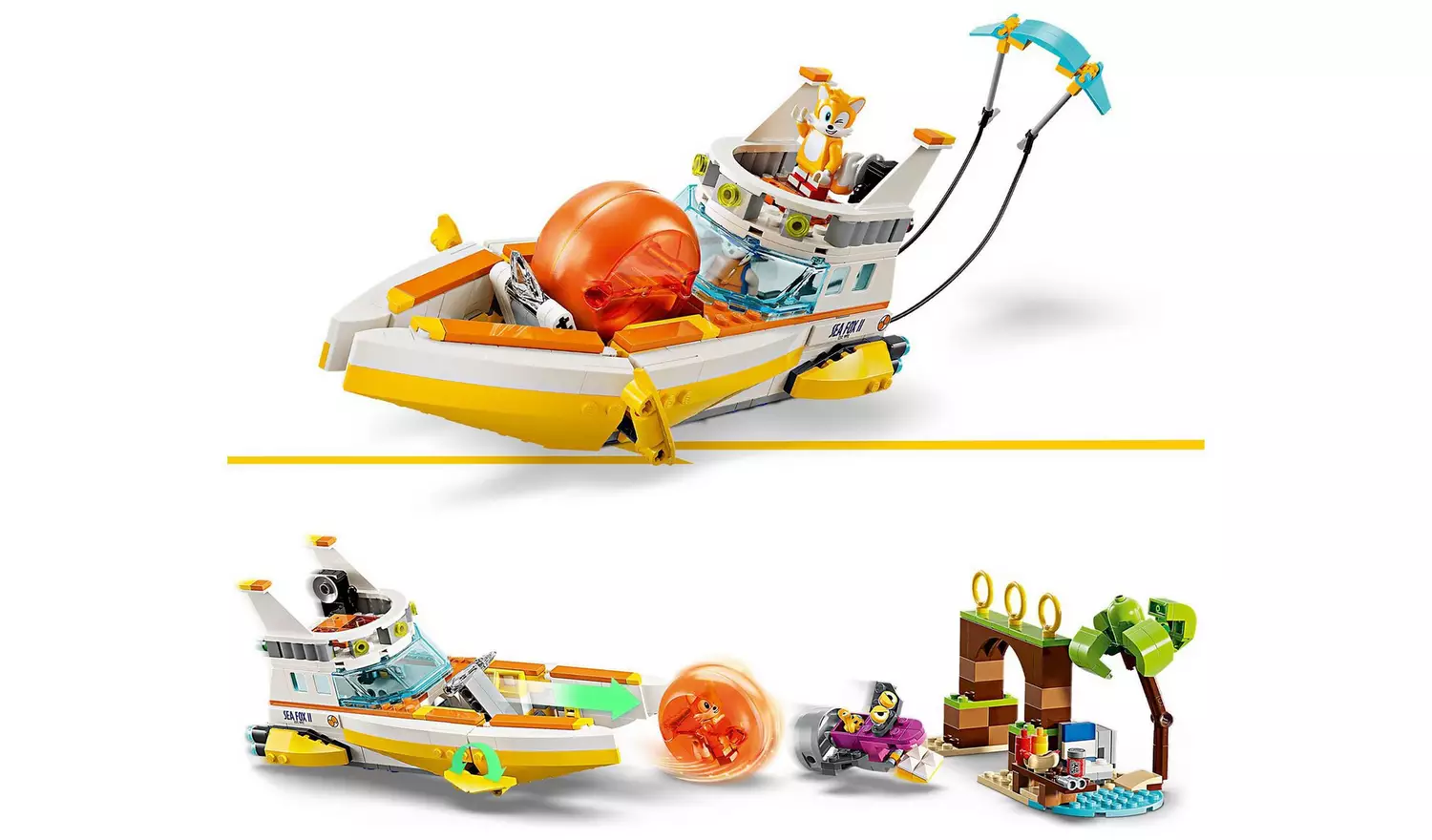 LEGO Sonic the Hedgehog Tails' Adventure Boat Toy 76997