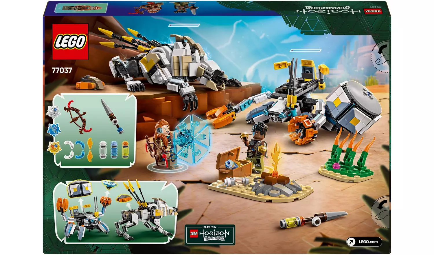 LEGO Horizon Aloy & Varl vs. Shell-Walker & Sawtooth 77037
