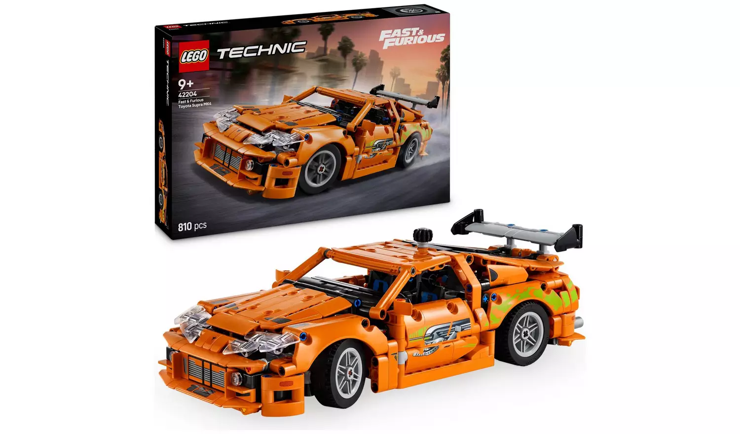 LEGO Technic Fast and Furious Toyota Supra MK4 Car Toy 42204