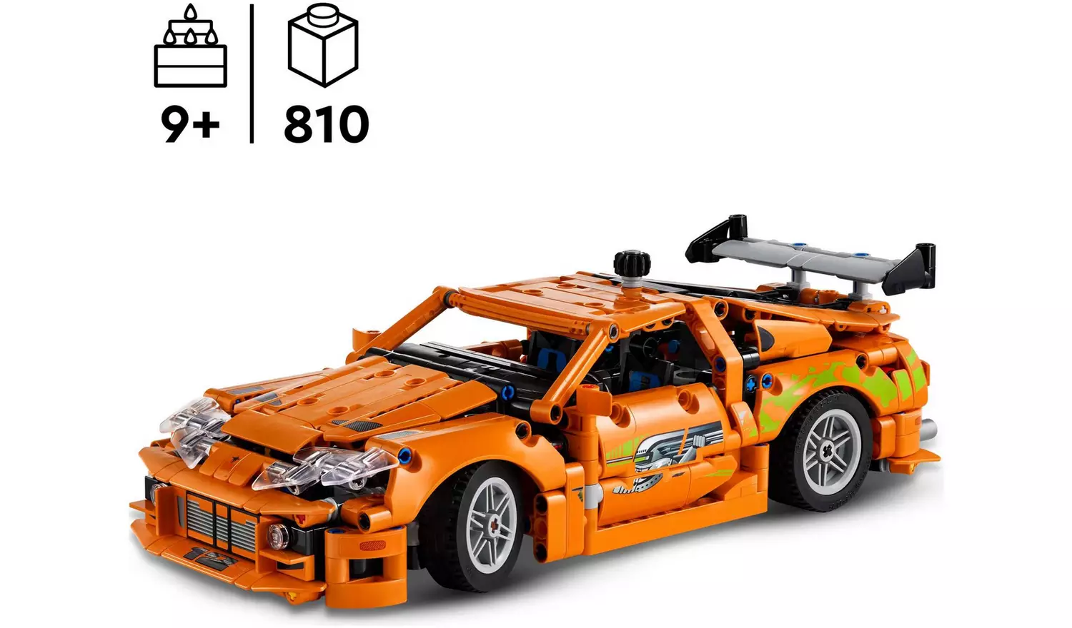 LEGO Technic Fast and Furious Toyota Supra MK4 Car Toy 42204
