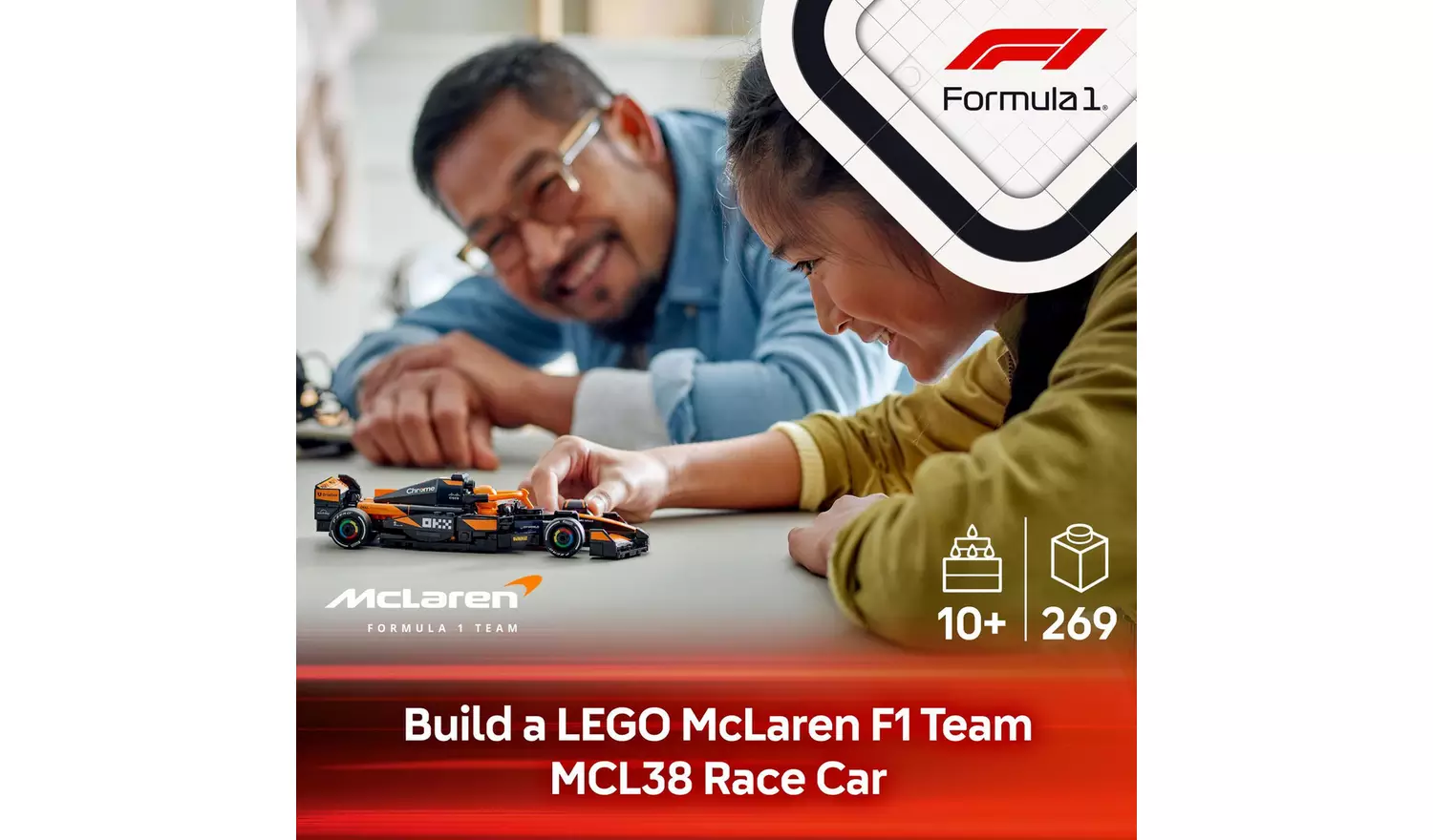 LEGO Speed Champions McLaren F1 Team MCL38 Race Car 77251