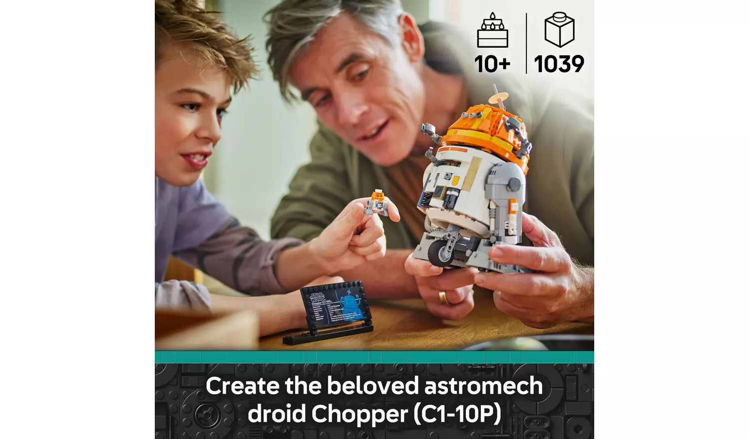 LEGO Star Wars Ahsoka Chopper (C1-10P) Astromech Droid 75416