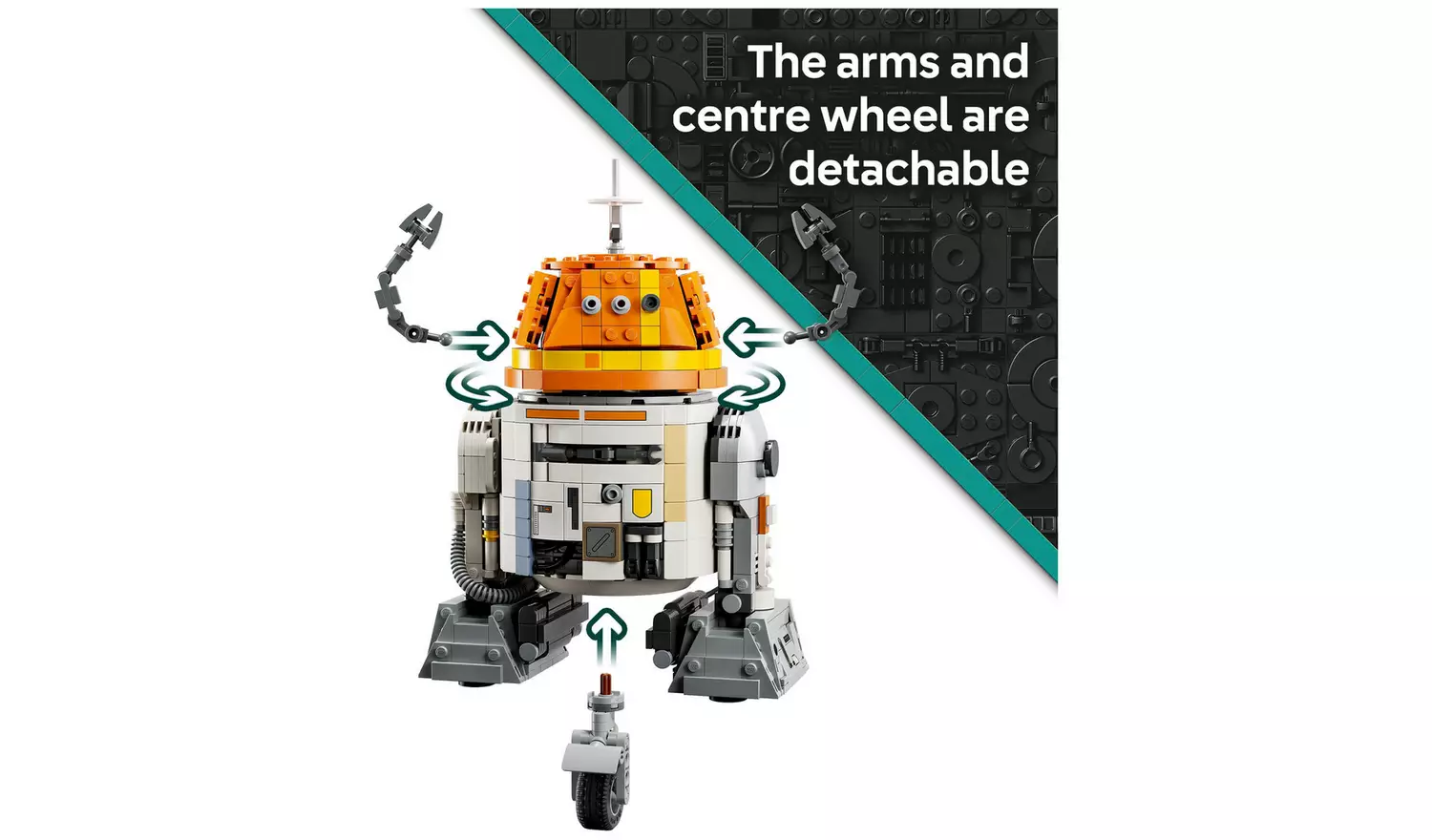 LEGO Star Wars Ahsoka Chopper (C1-10P) Astromech Droid 75416