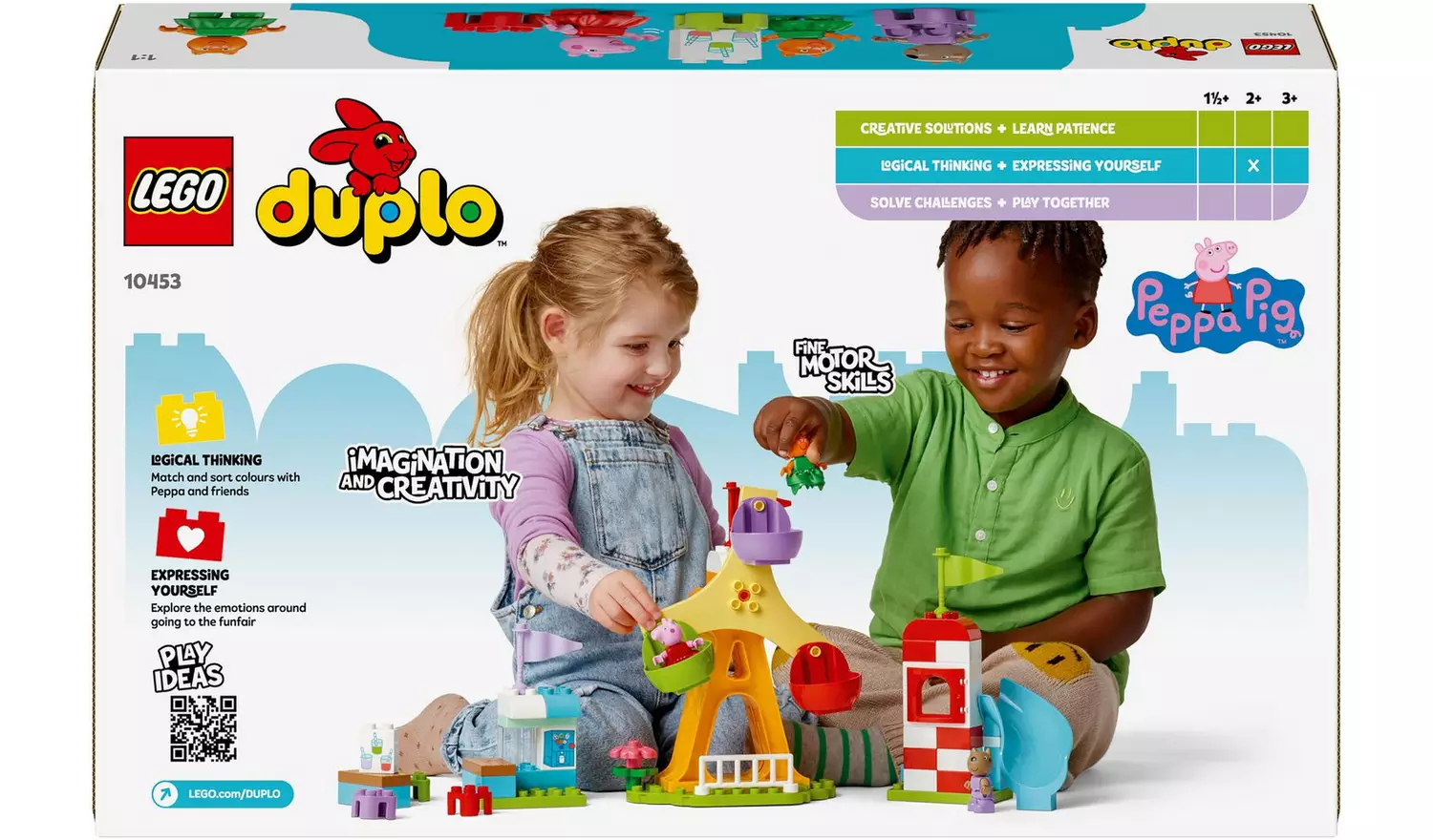 LEGO DUPLO Peppa Pig Funfair Toddler Learning Toy 10453