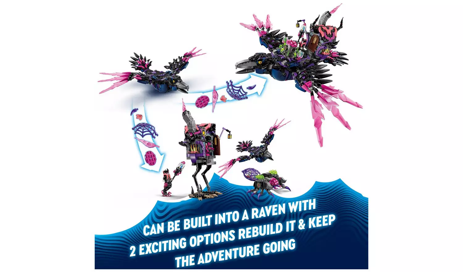 LEGO DREAMZzz The Never Witch's Midnight Raven Toy Set 71478