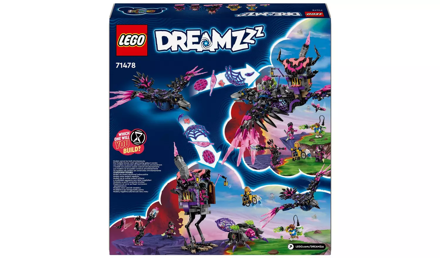 LEGO DREAMZzz The Never Witch's Midnight Raven Toy Set 71478