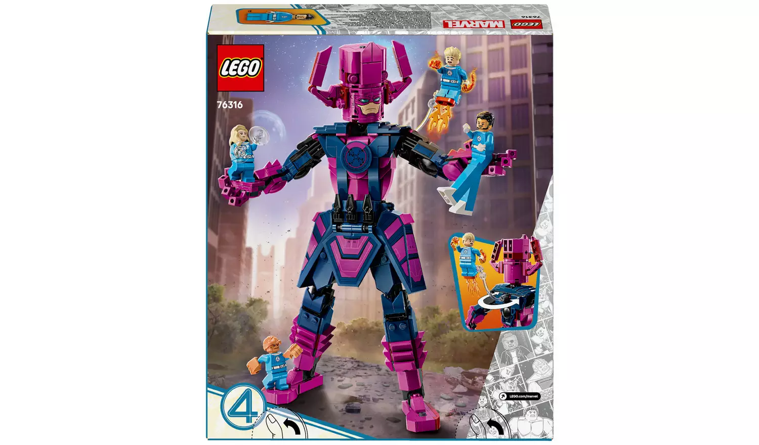 LEGO Marvel Fantastic Four vs. Galactus Figure 76316