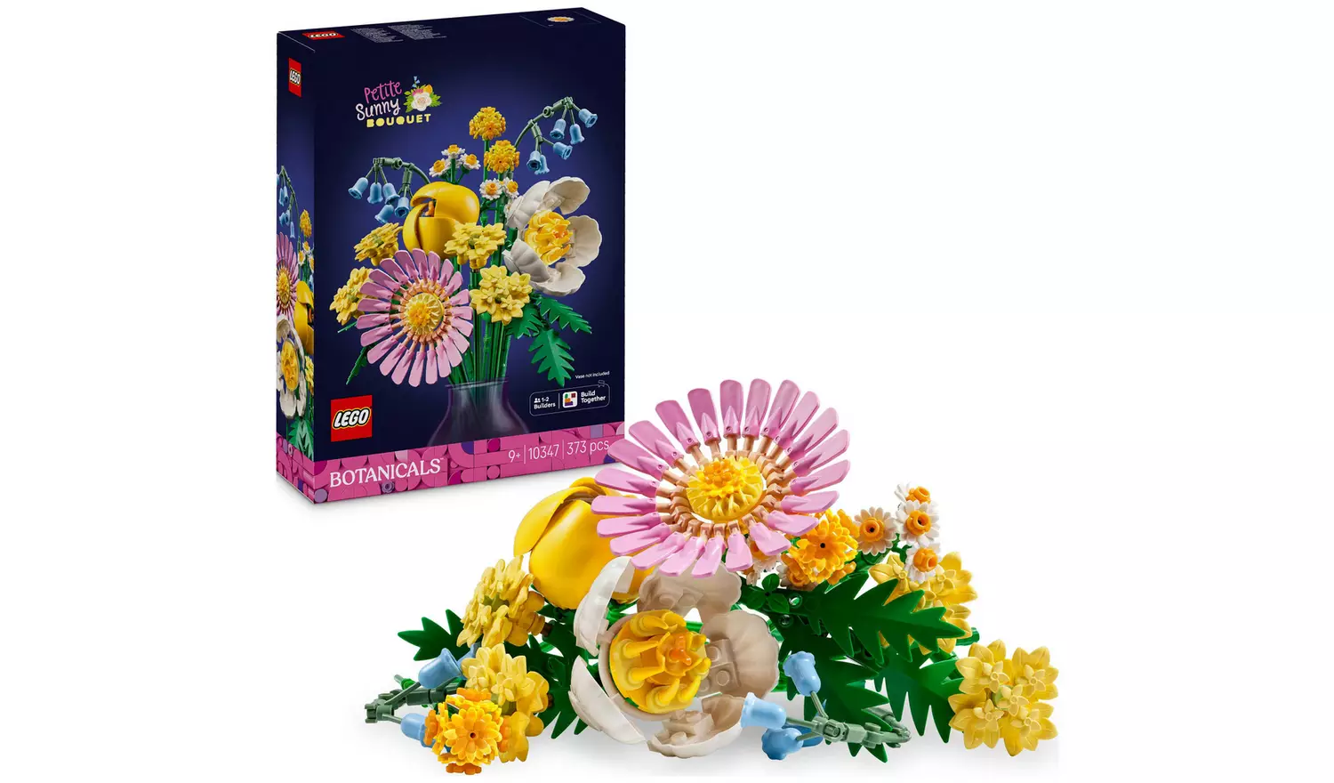 LEGO Botanicals Petite Sunny Bouquet, Toy Flowers Set 10347