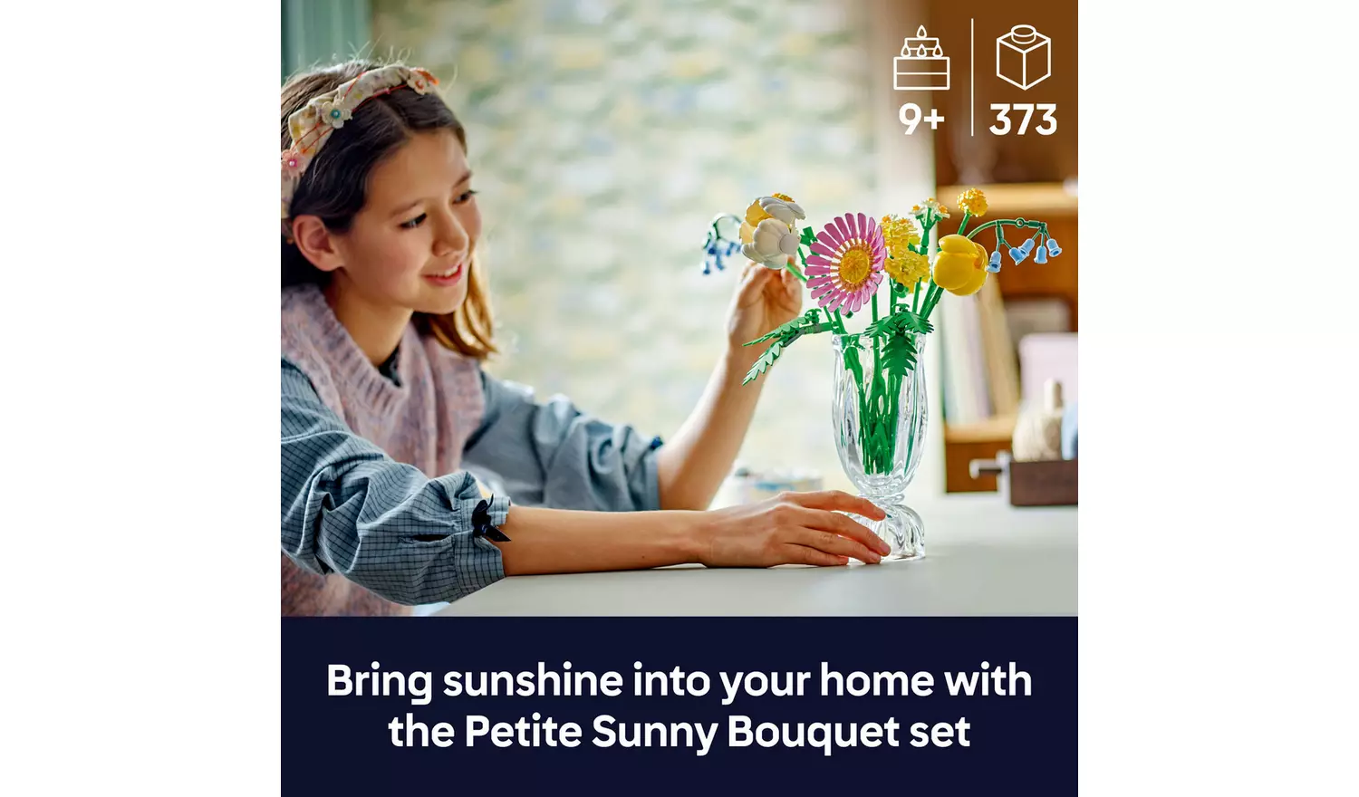 LEGO Botanicals Petite Sunny Bouquet, Toy Flowers Set 10347