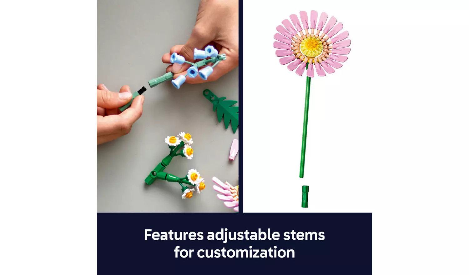 LEGO Botanicals Petite Sunny Bouquet, Toy Flowers Set 10347