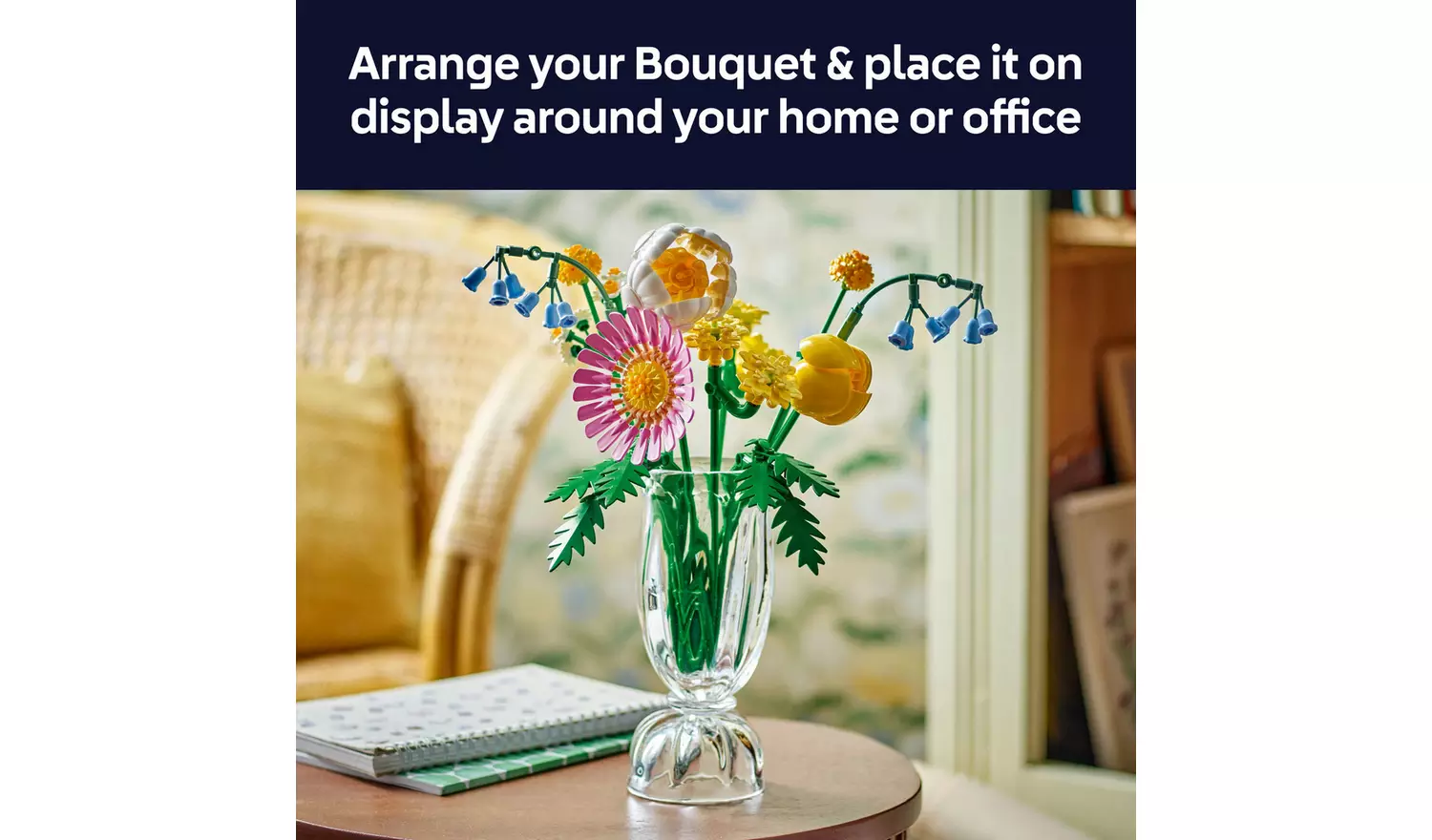 LEGO Botanicals Petite Sunny Bouquet, Toy Flowers Set 10347